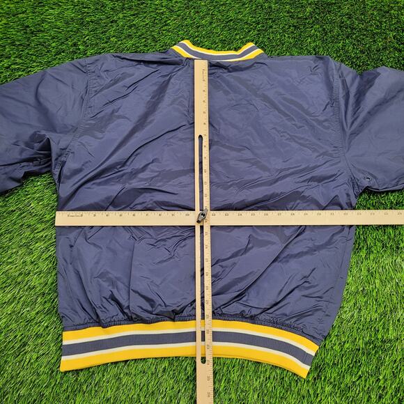 Vintage Eastbay Pullover Windbreaker Large 23x23 Boxy Blue - Picture 5 of 15